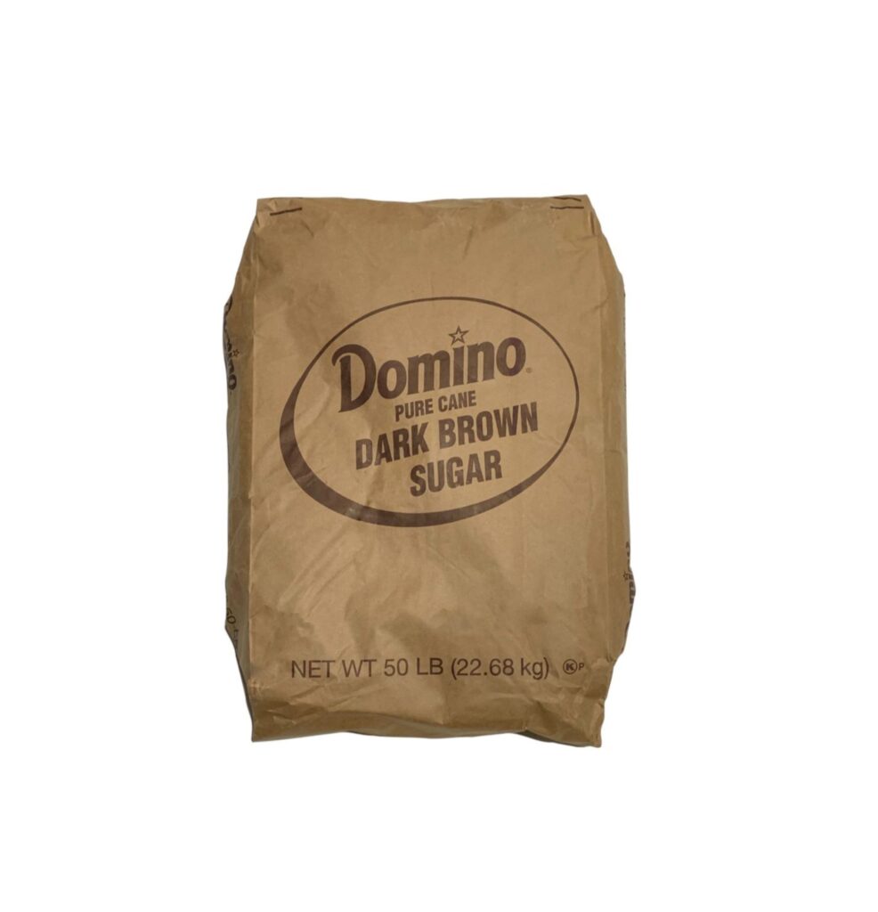 DOMINO DARK BROWN SUGAR 50LB - South Holland Bakery Supply