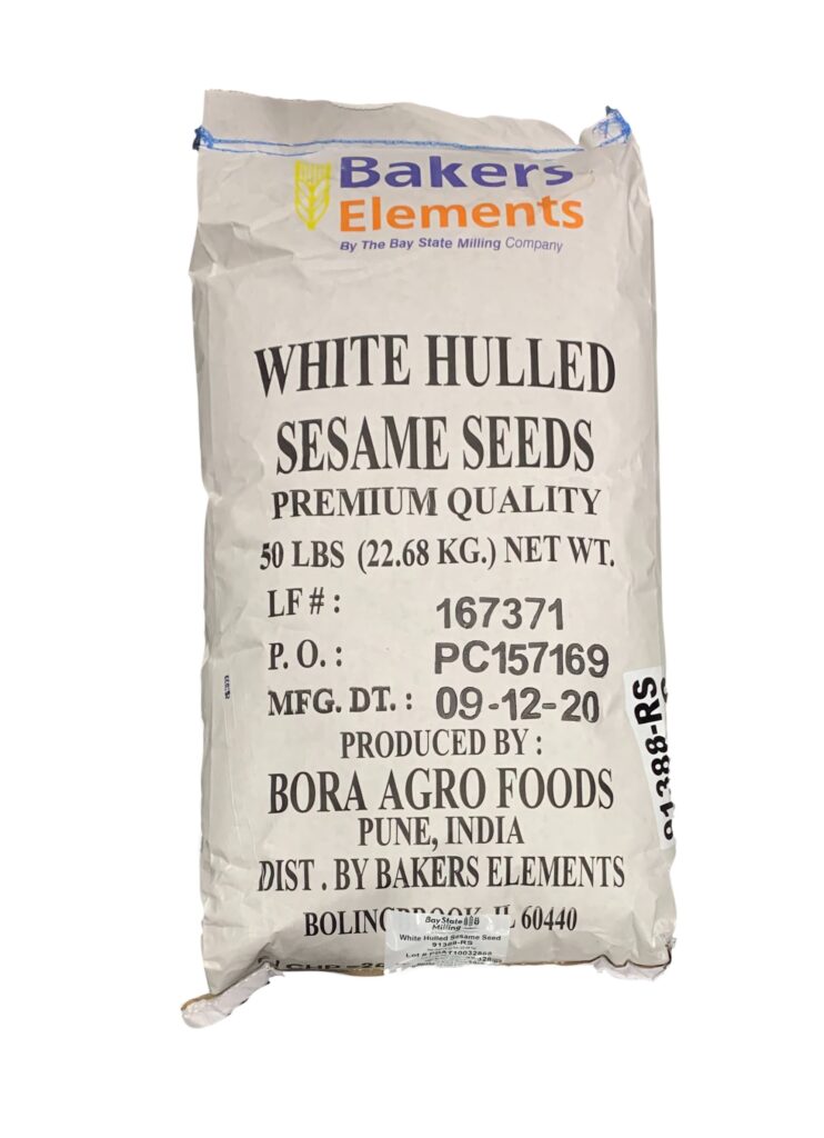 SESAME SEEDS HULLED 50LB - South Holland Bakery Supply