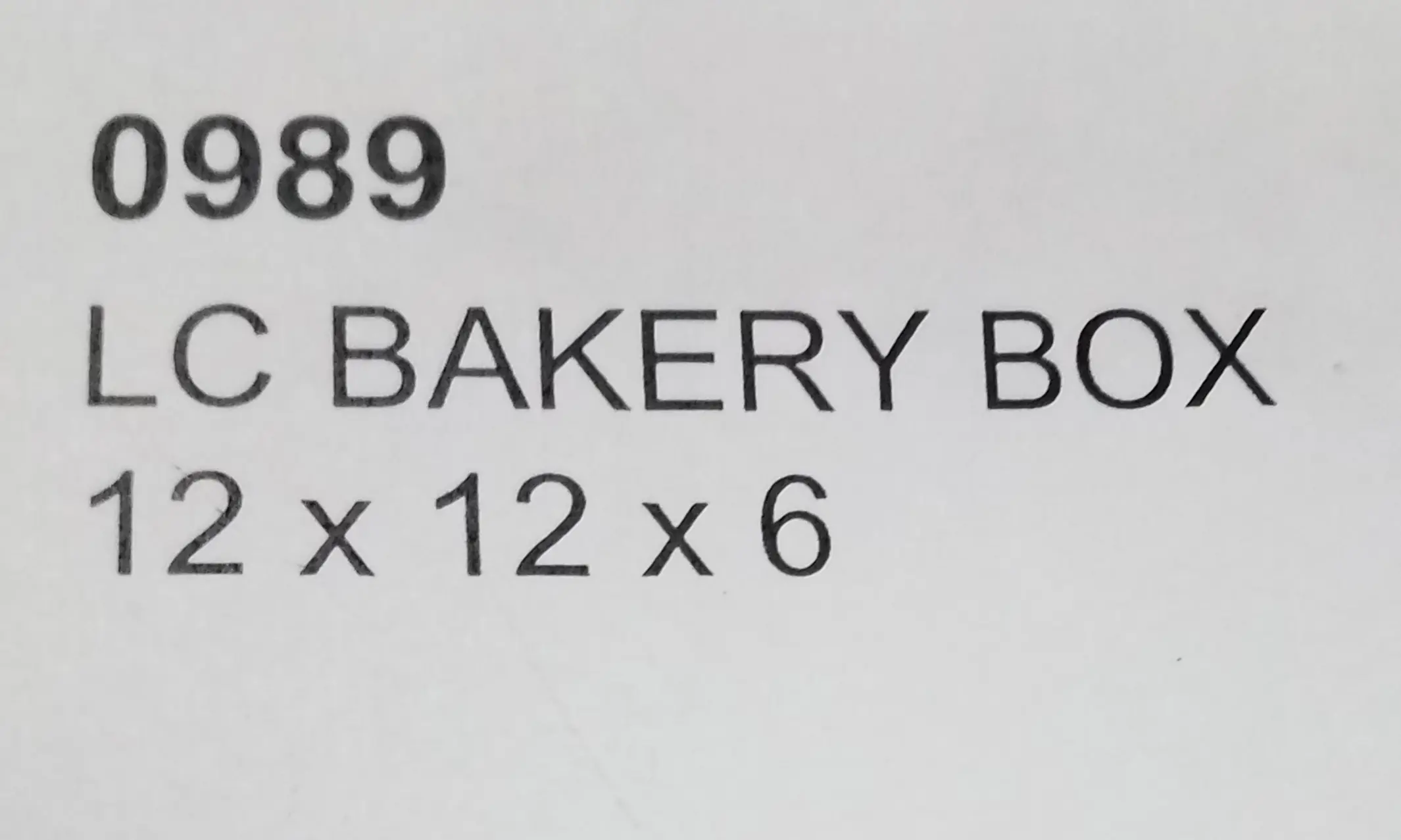 12X12X6 LC BAKERY BOX 50CT - Image 2