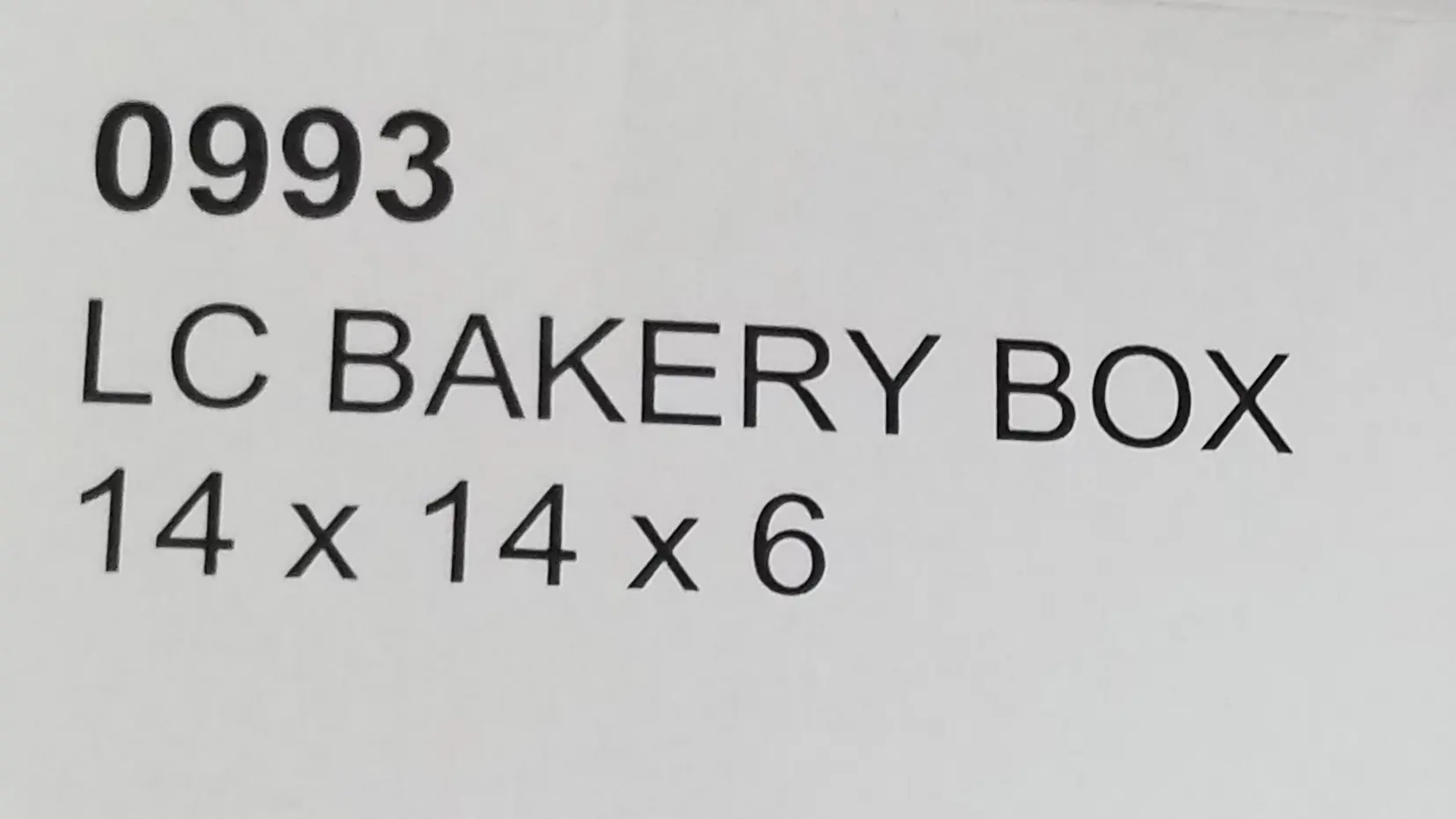 14X14X6 LC BAKERY BOX 50CT - Image 2