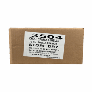LARGE CHOCOLAE CANNOLI SHELLS 36/CASE