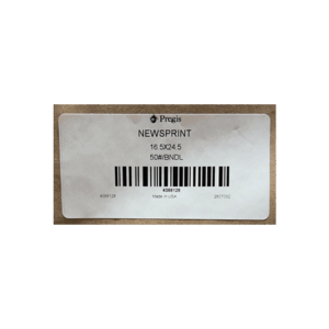 16 1/2X24 1/2 NEWSPRINT PAPER 50LB DC