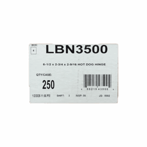 6 5/8"X3 7/8"X2 3/8" HINDGED HOTDOG CONT