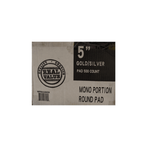 4 1/2X4 GOLD SILVER PASTRY PAD500CT