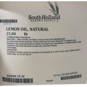 LEMON OIL 25 LB