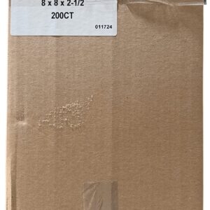 8X8X2.5 AUTO WINDOW BOX 200 CT