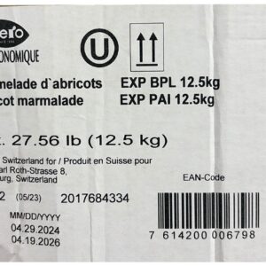 HERO BAKING JAM APRCOT 27.56LB