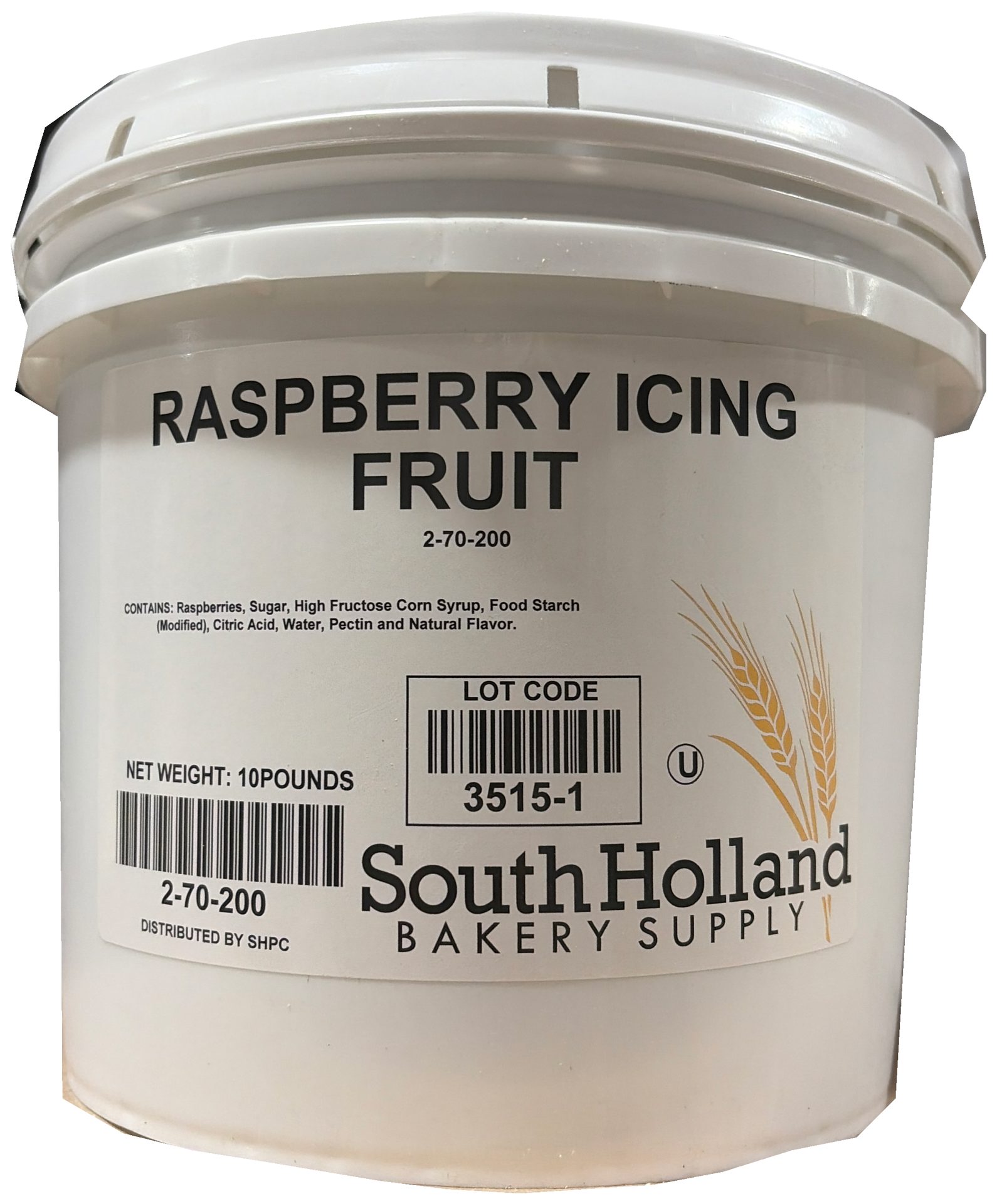 RASPBERRY ICING FRUIT 10 LB