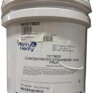 STRAWBERRY  ICING FRUIT 45 LB